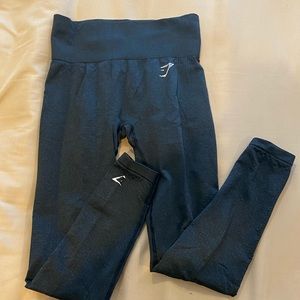 GYMSHARK Vital Seamless black marl